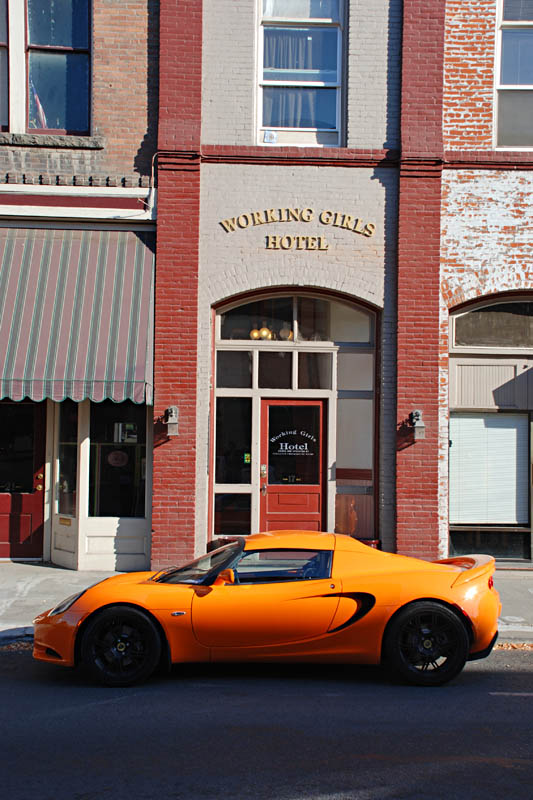 I stayed at the Working Girls Hotel in Pendleton, Oregon.