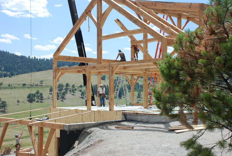 Another view of the gable rafter.