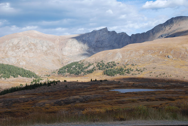 Guanella Pass Road runs about 24 miles between Grant, Colorado and Georgetown, Colorado.