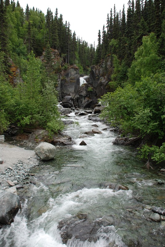 This is Liberty Creek just off the Edgerton Highway about 95 miles from the Kennecott Mill.