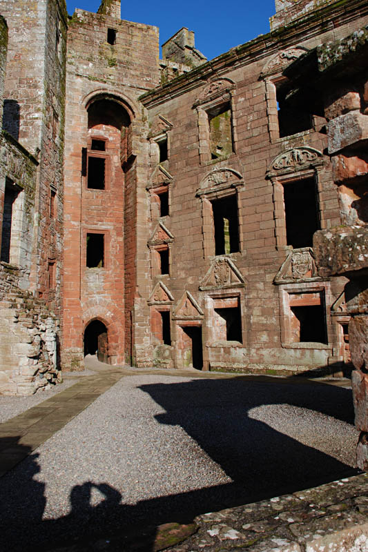 <h3>Caerlaverlock Castle</h3>The castle fell into disuse about 1640 when it was abandoned after a siege by Covenanters. After that, it likely would have been raided for building materials.