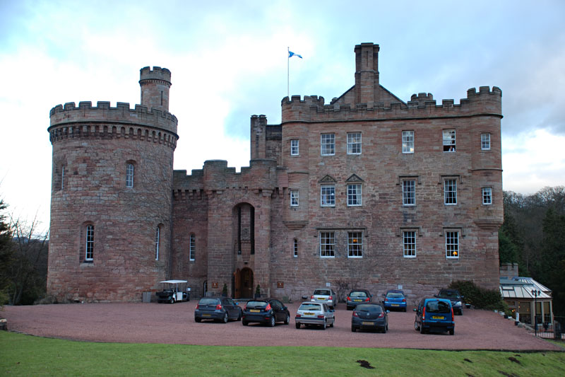 <h3>Dalhousie Castle</h3>The first castle at Dalhousie was built by Simundus de Ramesie in the late 12th century.