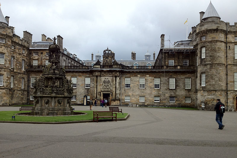 While in Edinburgh, we visited Holyrood Palace, the official residence of the Queen when she visits Scotland. Mary Queen of Scots lived here.