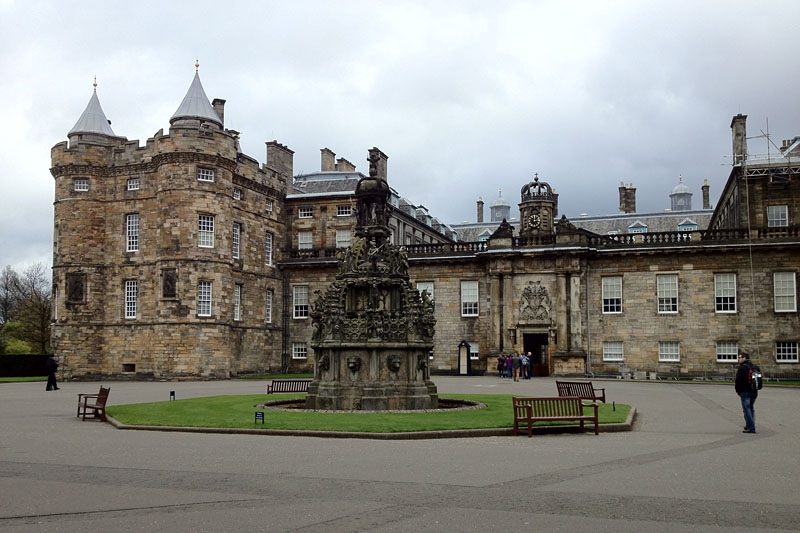 The palace was finished in 1505, although royalty had been staying in the adjacent Holyrood Abbey since the early 1300's.