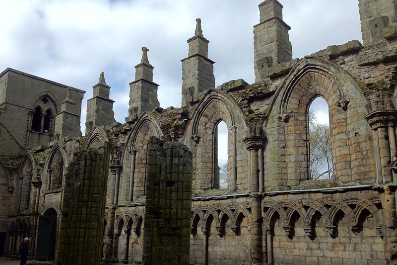 Another view of Holyrood Abbey.