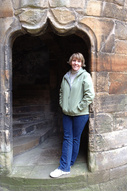 All four spiral staircases have been restored.