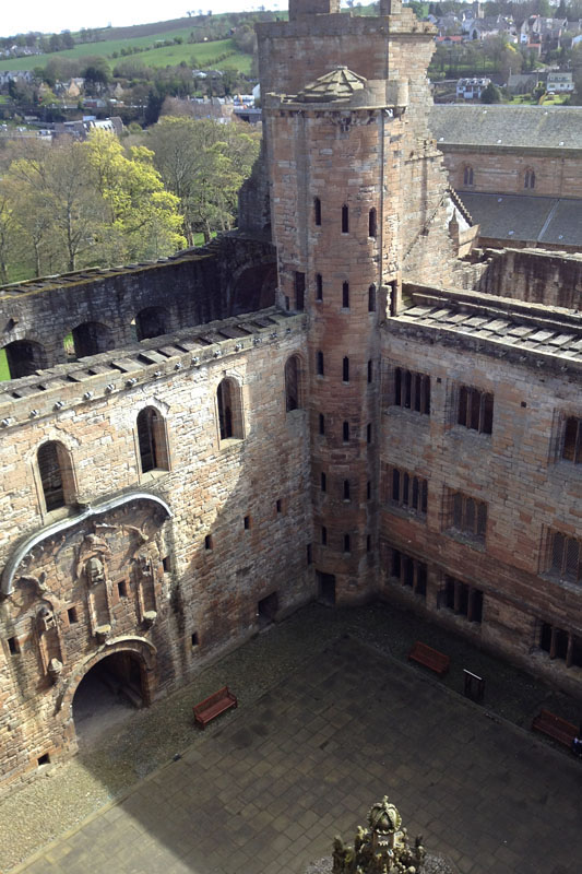 This view is from the very top of one of the towers.