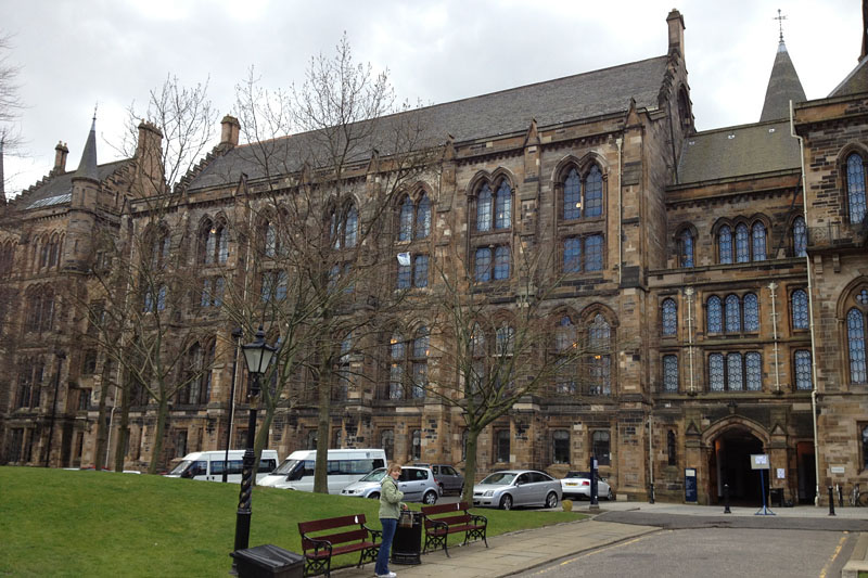 We're back in Glasgow at the Hunterian Museum. It's part of the University of Glasgow.