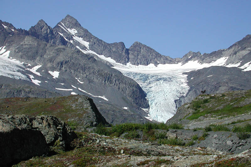 Here is Worthington Glacier.