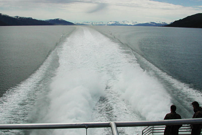 We toured College Fiord aboard the Klondike Express, a custom catamaran operated by Phillips Cruises and Tours out of Whittier, Alaska.